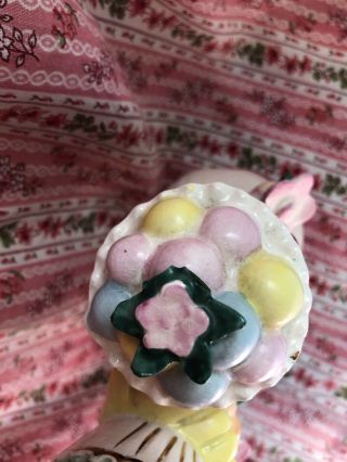 Vintage Enesco Sweet Shoppe winking cupcake candy girls planter 4