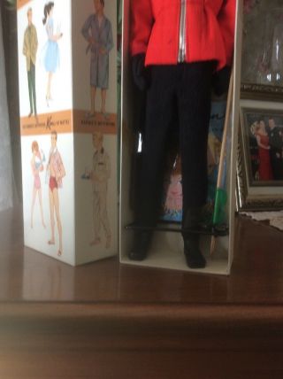 MIB Flawless,  Early 1960’s Ken Doll In Ski Champion NRFB.  All Accessories 6