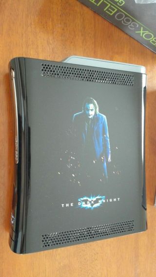 Limited Edition Dark Knight Joker Edition Rare Xbox 360 Console