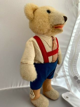 Rare 1950 ' s Vintage_ antique Steiff Germany dressed TEDDYLI Boy Teddy Bear 3