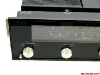 Vintage McIntosh Labs MR - 73 MR73 Stereo Audiophile FM Tube Tuner Audio USA 7