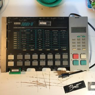 Korg Ddd - 1 Vintage Drum Machine Rare Sampling Board And 2 Rom Expansion Tr909