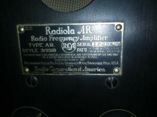 Exceptional And Rare Radiola AR Radio Frequency Amplifier 2