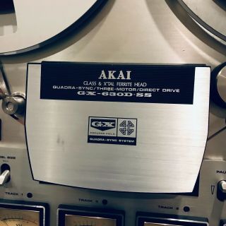 Akai GX - 630D - SS Open Reel to Reel 4CH / 2CH Vintage 10.  5 