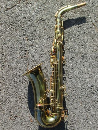 Vintage 1928 Pan American Conn Alto Sax Saxophone PLAYER,  DECENT SHAPE @ 2