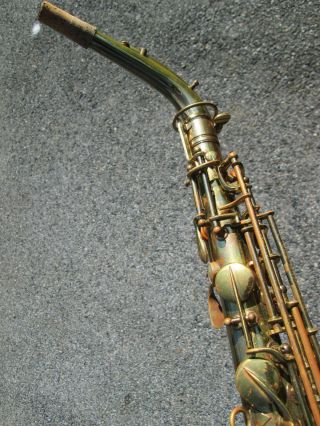 Vintage 1928 Pan American Conn Alto Sax Saxophone PLAYER,  DECENT SHAPE @ 9