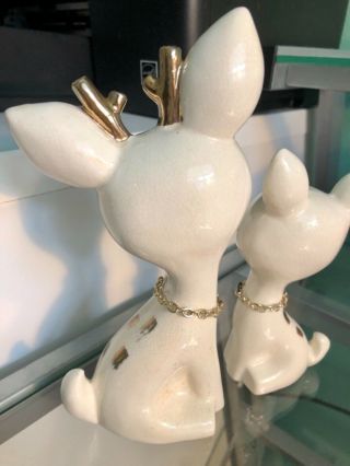 Cute Vintage Kitschy Bambi Deer Fawn Japan Ceramic Norcrest? Lefton? 2