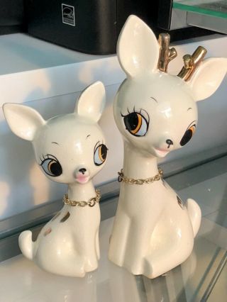 Cute Vintage Kitschy Bambi Deer Fawn Japan Ceramic Norcrest? Lefton? 7
