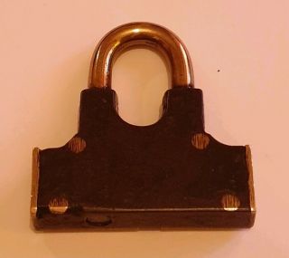 Extremely rare vintage/antique Dreadnought padlock lock A5167 5167 Walsall 1900? 5