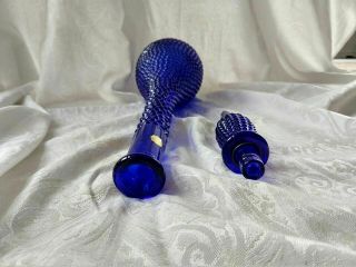 Vintage Art Glass Cobalt Blue Italian 22 