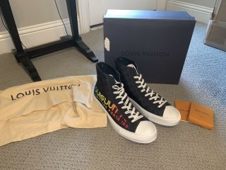 Rare And Hard To Find Louis Vuitton Tattoo Sneakers Men’s Size 12lv