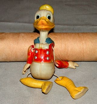 Vintage Disney Donald Duck Celluloid 5 Inches Tall Figure