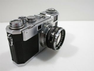 Vintage Nikon S2 35mm Rangefinder Camera with 50mm f/1.  4 S - C Lens 3