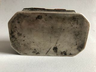 Antique Silver And Gold Casket - Indonesian or South East Asian Tobacco Box 7