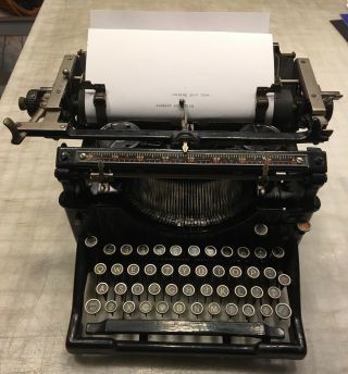 Antique Underwood Typewriter July 1,  1913 Patent Complete 11