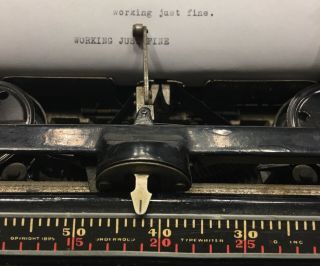 Antique Underwood Typewriter July 1,  1913 Patent Complete 2