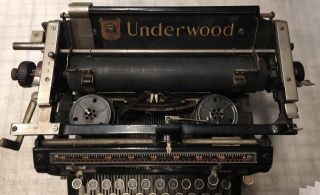 Antique Underwood Typewriter July 1,  1913 Patent Complete 6