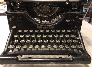 Antique Underwood Typewriter July 1,  1913 Patent Complete 7
