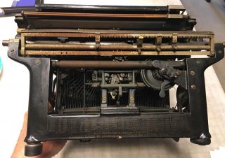 Antique Underwood Typewriter July 1,  1913 Patent Complete 9