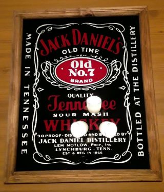 Vintage Jack Daniels Old No.  7 Tennessee Whiskey Advertising Sign 18 " X 22 " Rare