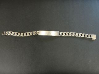 Vintage Tiffany & Co Sterling Silver 925 Bracelet Military Vietnam 54.  3 Grams
