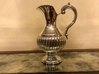 Spanish Sterling Silver 925 Pitcher & Jug For Wine Or Water.  464 Gr