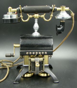 Wonderful Early Model British Western Electric Desk Telephone Very Rare
