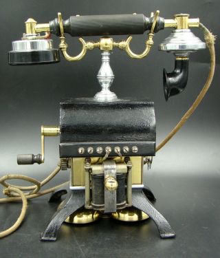 Wonderful Early Model British Western Electric Desk Telephone VERY RARE 2