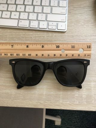 Vintage American Optical Saratoga sunglasses Black,  True Color lense,  CN 25T - 51 10