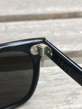 Vintage American Optical Saratoga sunglasses Black,  True Color lense,  CN 25T - 51 5