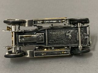 ANTIQUE ENGLISH MINIATURE STERLING SILVER 925 ARTICULATED CAR MODEL ROLLS ROYCE. 11