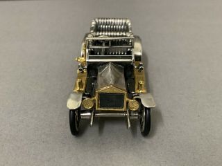 ANTIQUE ENGLISH MINIATURE STERLING SILVER 925 ARTICULATED CAR MODEL ROLLS ROYCE. 3