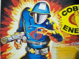 K1700517 Cobra Commander Moc On Card 1983 Gi Joe Vintage