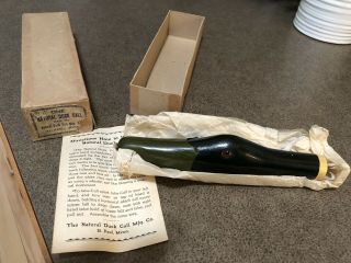 Vintage And Rare Natural Duck Call Mfg.  Co.  St Paul Mn.  With Box/ Papers