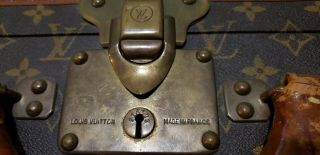 Vintage Louis Vuitton monogram trunk 3