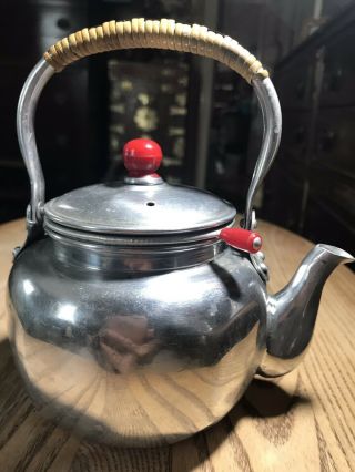 Vintage Aluminum “lucky” Brand Child’s Tea Pot