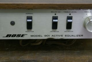 Vintage Bose Model 901 Active Equalizer - Powers On