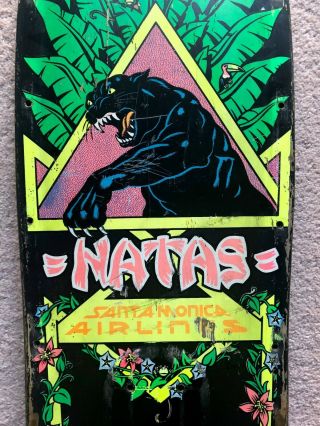 Vintage SMA Natas Kaupas Panther (1988),  Santa Cruz Skateboard deck 4