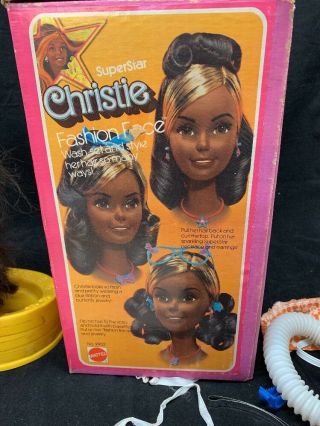 Vintage Star Christie Fashion Face Mattel 1976 RARE HTF 10