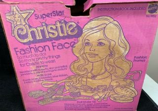 Vintage Star Christie Fashion Face Mattel 1976 RARE HTF 9
