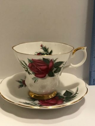Royal Albert Sweetheart Roses “Patricia” Bone China Footed Tea Cup England 5