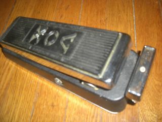 Vox Stereo Fuzz Wah Vintage Cool Look Guitar Pedal.