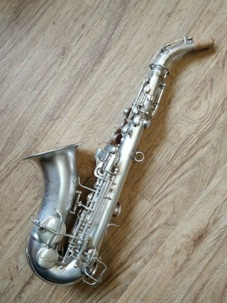 Conn Vintage Curved Soprano Saxophone playing silver plated 2