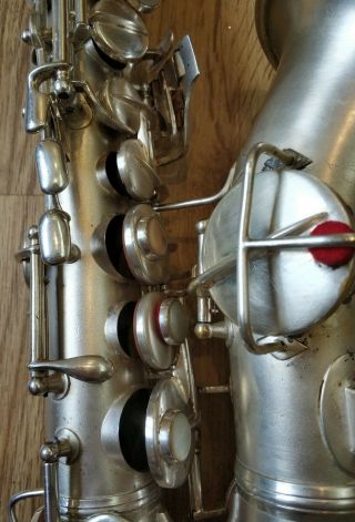Conn Vintage Curved Soprano Saxophone playing silver plated 3