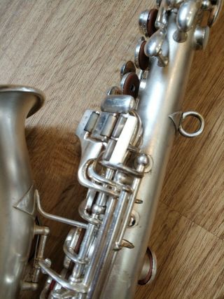 Conn Vintage Curved Soprano Saxophone playing silver plated 6