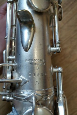 Conn Vintage Curved Soprano Saxophone playing silver plated 8