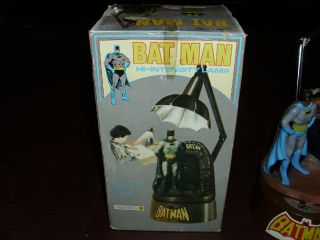 Vintage Batman Lamp Batcave Vanity Fair Superfriend Rare Justice League Mib 1977