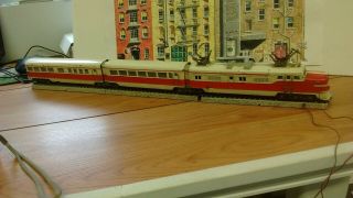 Extremely Rare Early Marklin Ho St 800 3 - Piece Diesel Railcar Set -
