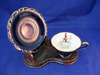 Vintage Demi - Tasse Cup and Saucer by Wien - Echo Cobalt 2