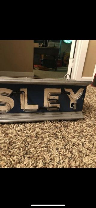 Vintage Crosley Car Appliance Neon Sign Gas Oil VERY RARE 4